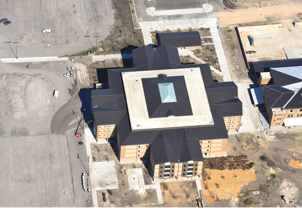 An aerial view of Airman Training Center #6.
