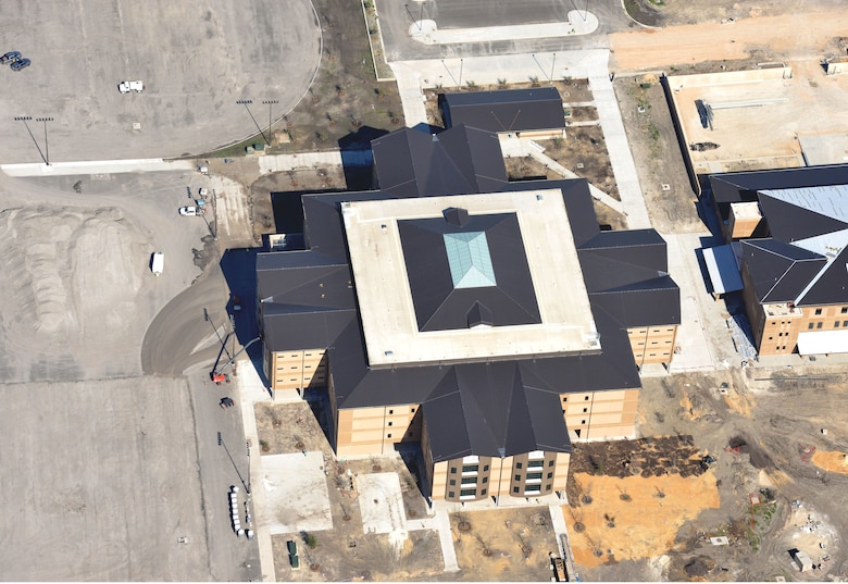 An aerial view of Airman Training Center #6.