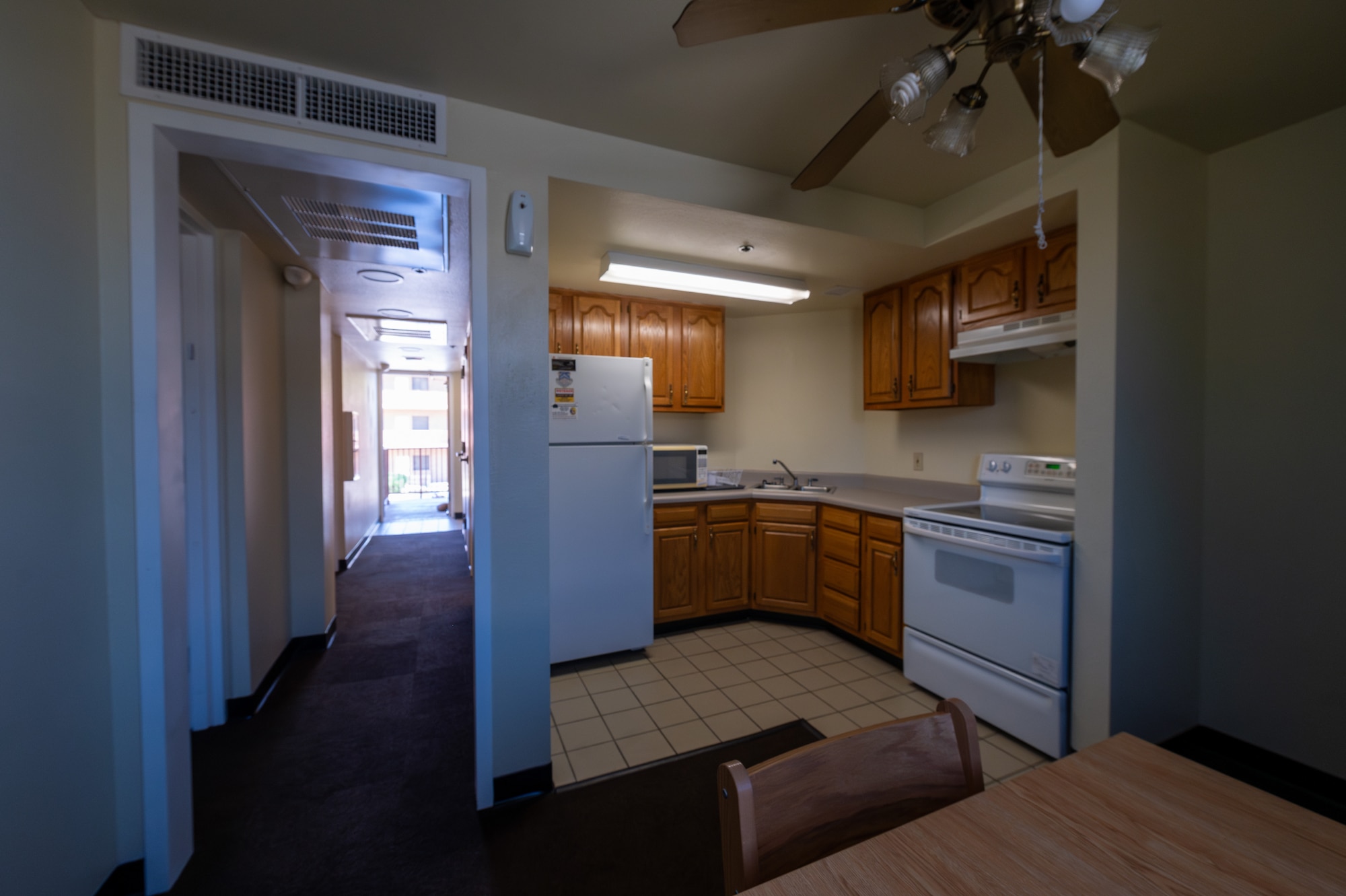 A view of a dormitory, April 29, 2024, at Luke Air Force Base, Arizona.