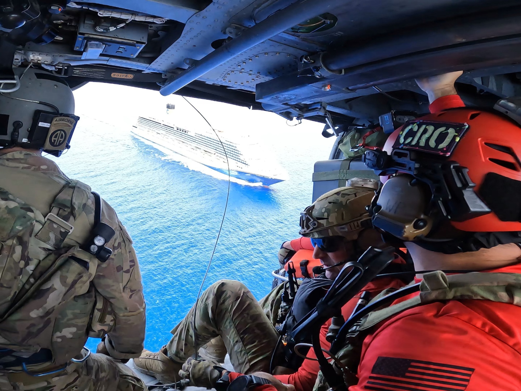 920th RQW successfully conducts civilian medical airlift 350 miles off coast of United States