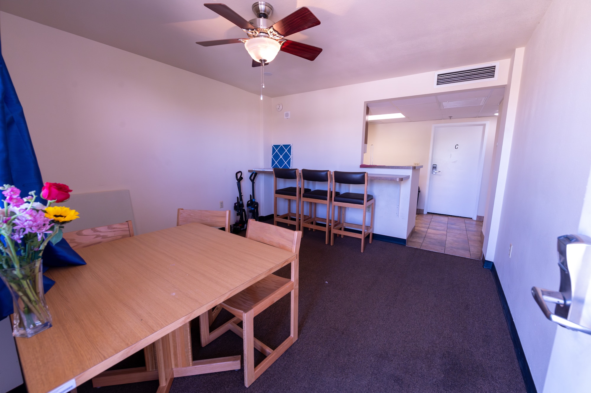 A view of a dormitory, April 29, 2024, at Luke Air Force Base, Arizona.