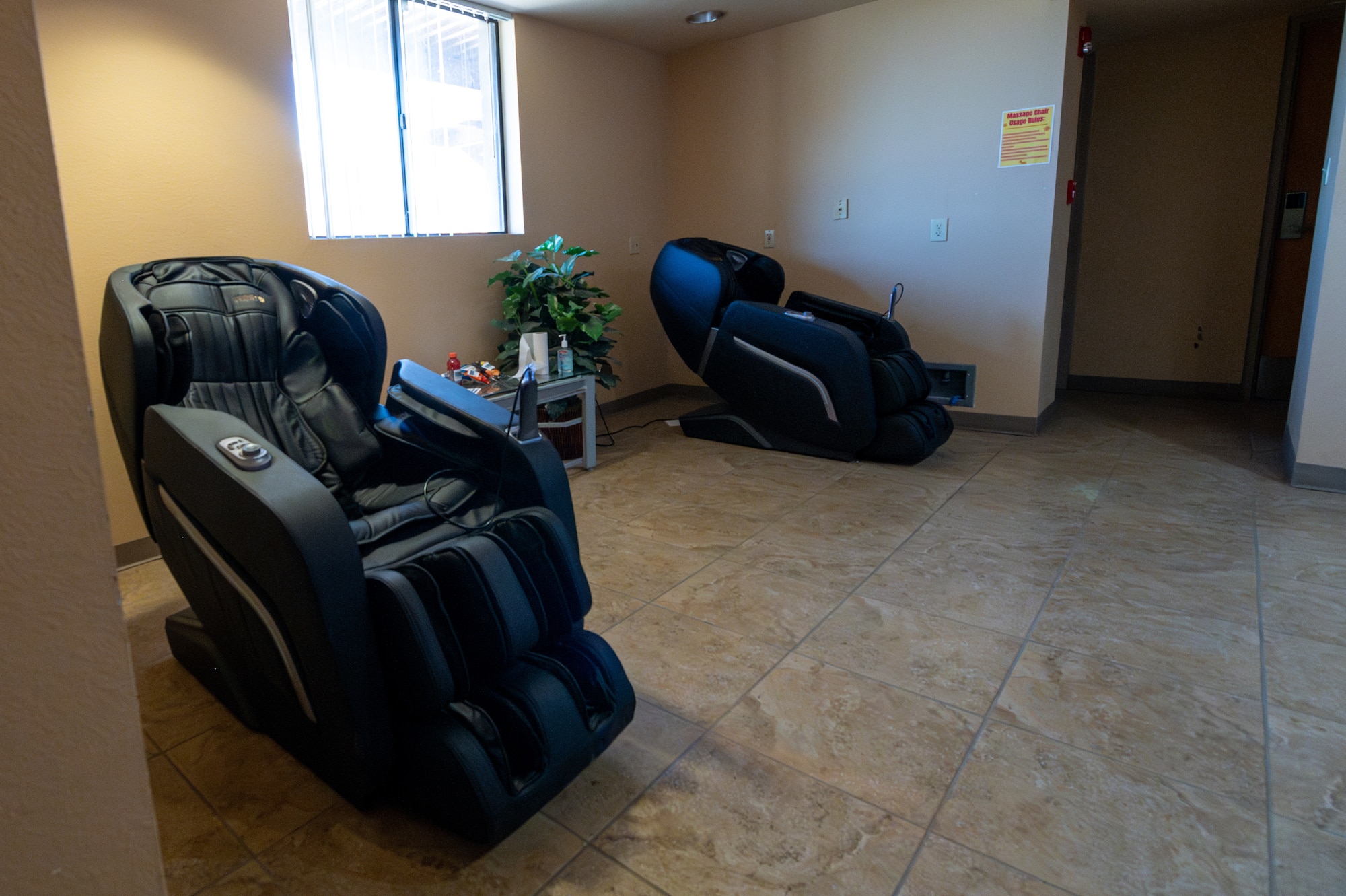 A view of a dayroom, April 29, 2024, at Luke Air Force Base, Arizona.