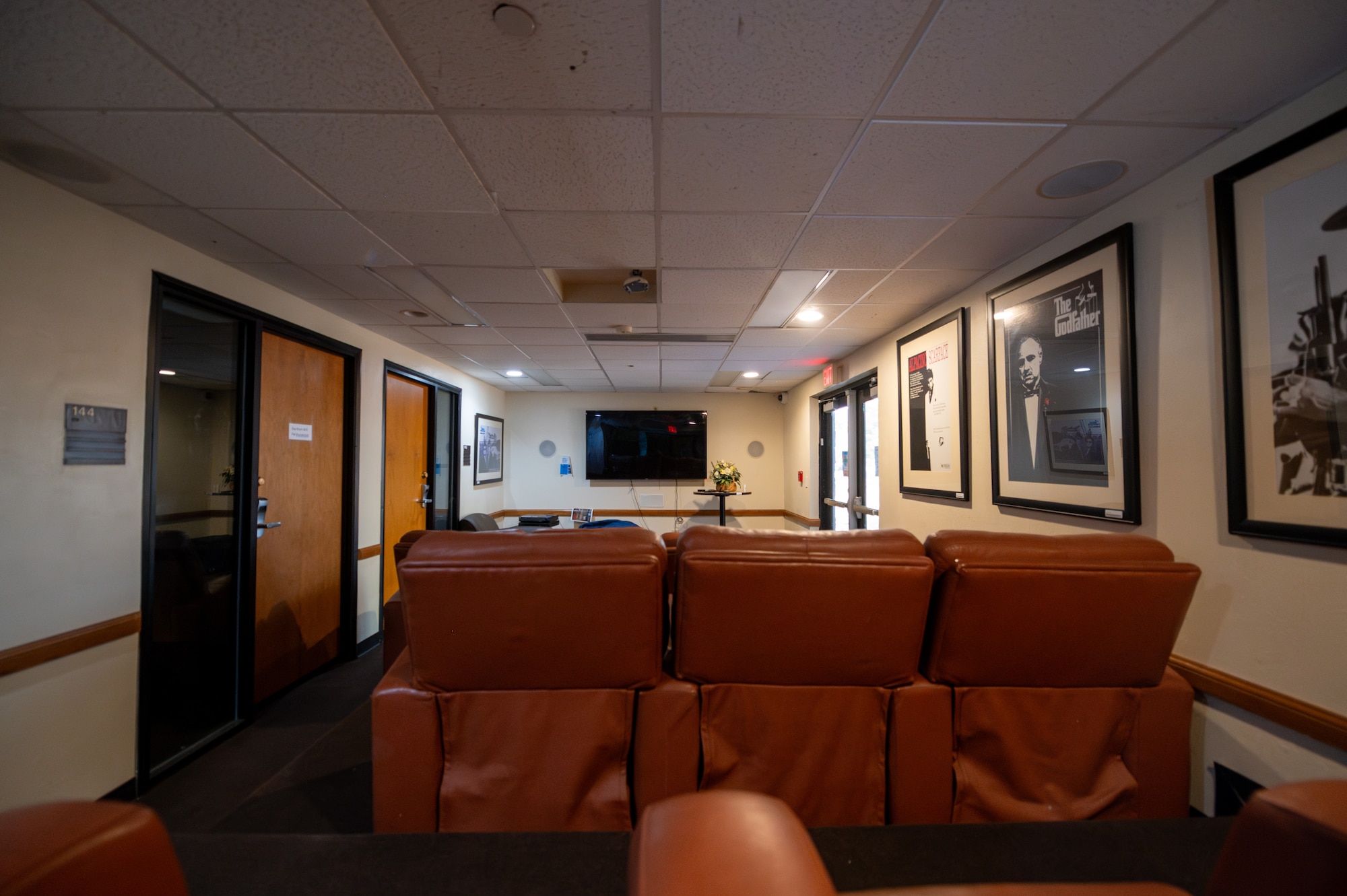 A view of a dayroom, April 29, 2024, at Luke Air Force Base, Arizona.