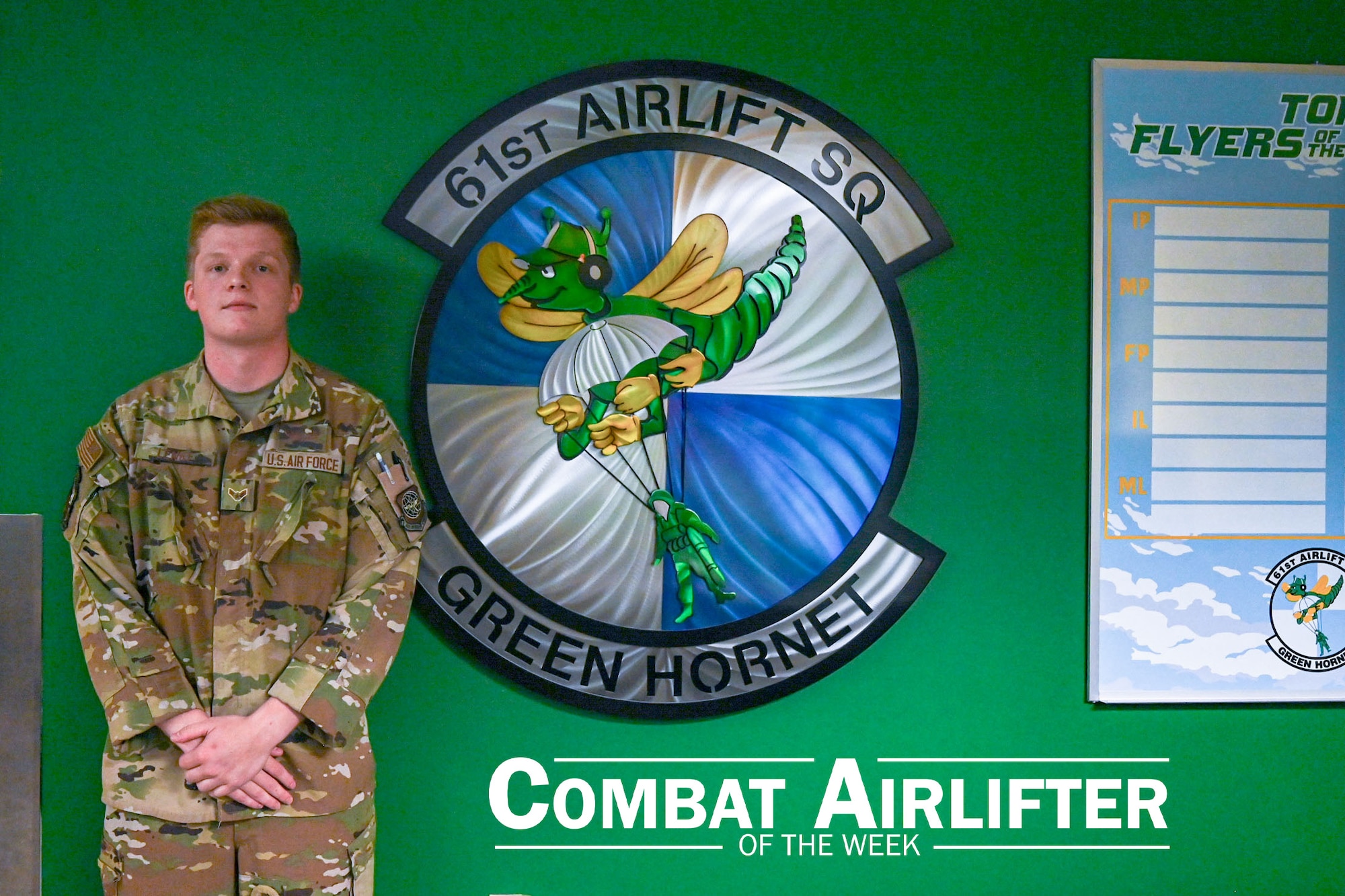 An Airman Poses for a photo