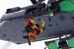 Crews from Coast Guard Air Station Sitka, Coast Guard Cutter Bailey Barco (WPC 1122), Sitka Mountain Rescue, and Air Force 210th, 211th, and 212th Rescue Squadrons conducted a week-long search and rescue exercise in Sitka, Alaska, April 30 through May 2, 2024. Crews tackled a series of mini scenarios ranging from lost hikers to an avalanche scenario. The exercise culminated with a mass-casualty event involving multiple agencies responding in concert to a scene with 28 survivors in distress. (U.S. Coast Guard photo by Petty Officer Second Class Ian Gray)