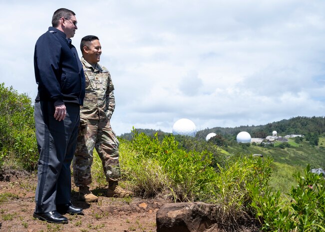 Photo of Chief of Space Operations, Gen. Chance Saltzman and a Space Force officer