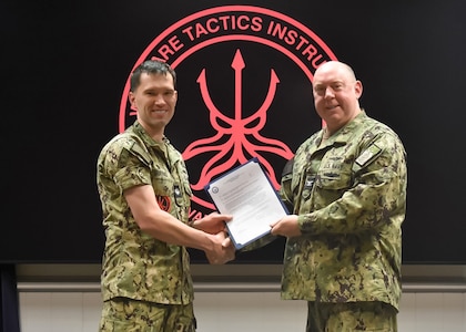 Trailblazing Triumph: Reservist Achieves Milestone as First to Earn NIWAWS WTI Course Patch