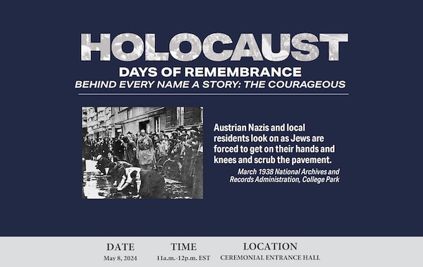 Holocaust Days of Remembrance observance