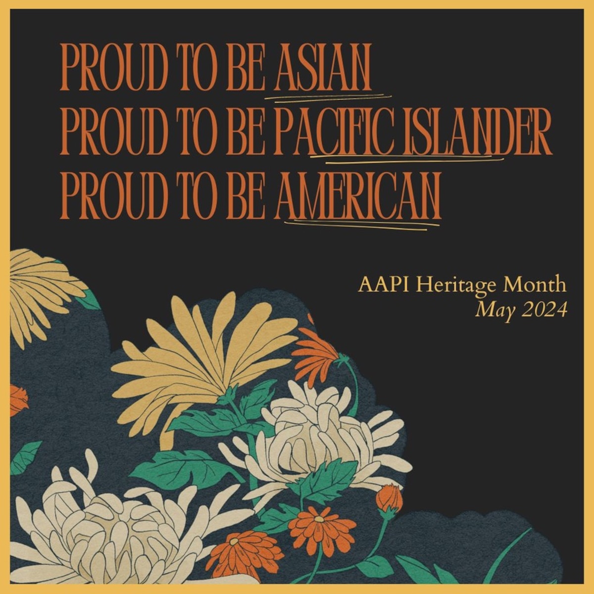 Graphic celebrating Asian American and Pacific Islander Heritage Month.