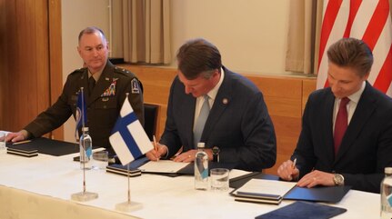 Virginia signs state partnership agreement with Finland