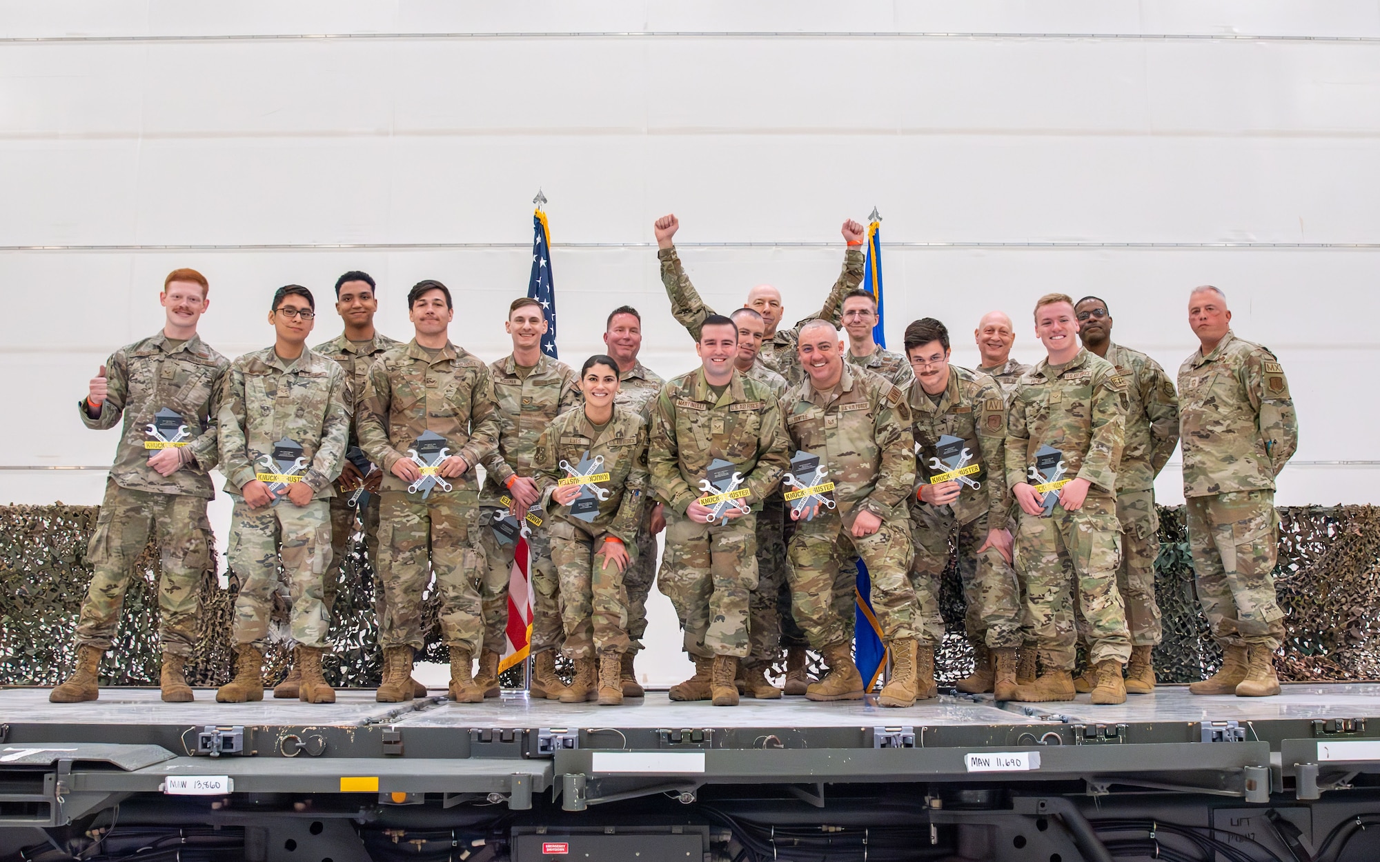 The Knucklebuster awards ceremony is an annual Air Force-wide event that recognizes the maintenance career field's best maintainers and leaders.