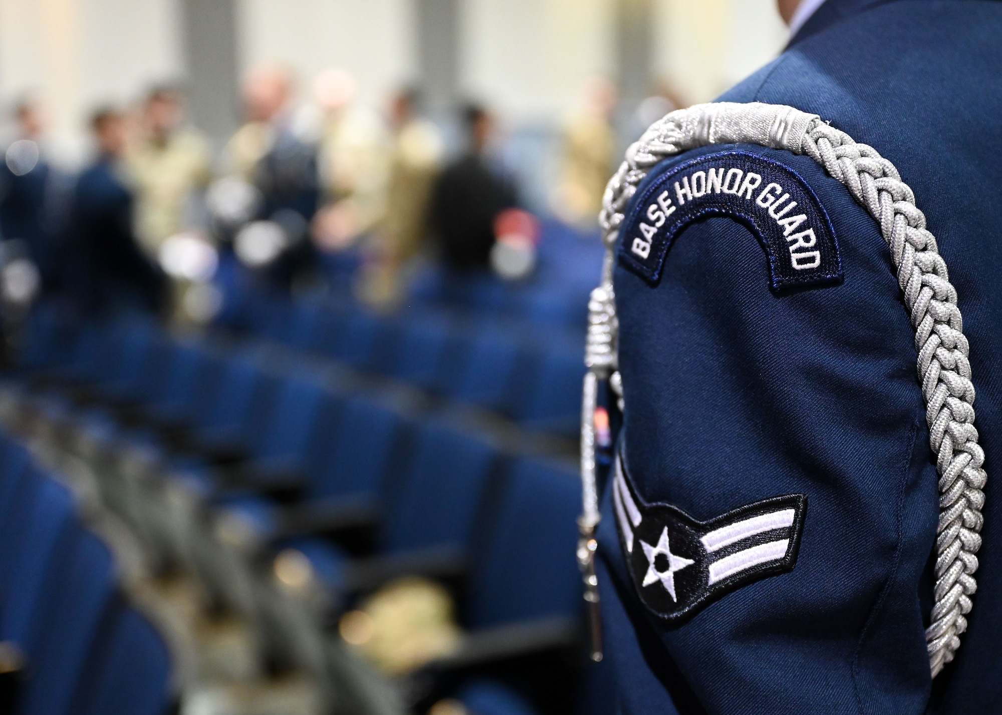 The Honor Guard held a Hail and Farewell ceremony recognizing the dedication and accomplishments of the 2023 bravo flight and welcome the incoming members of 2024 alpha flight.