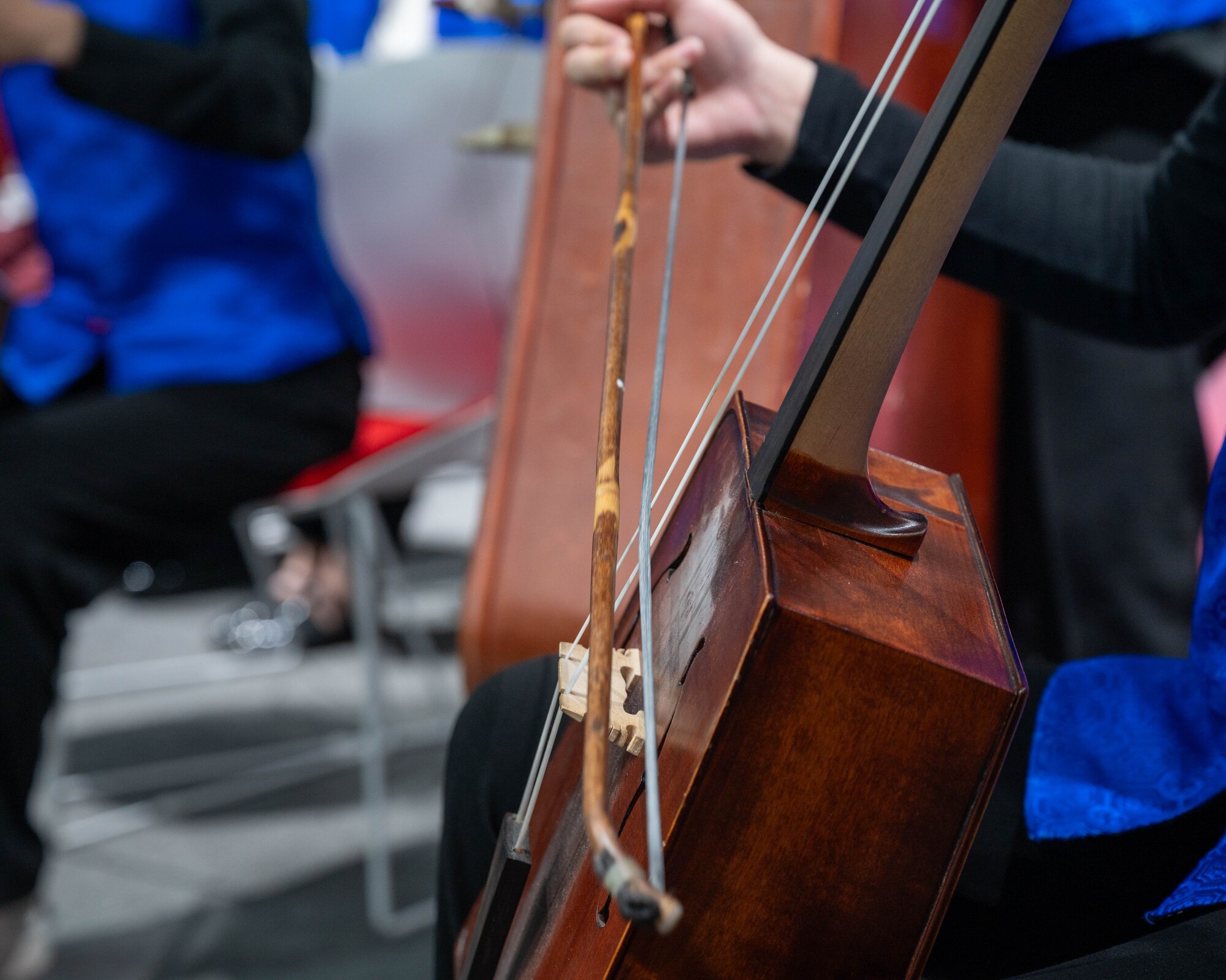 Close up of instrument.
