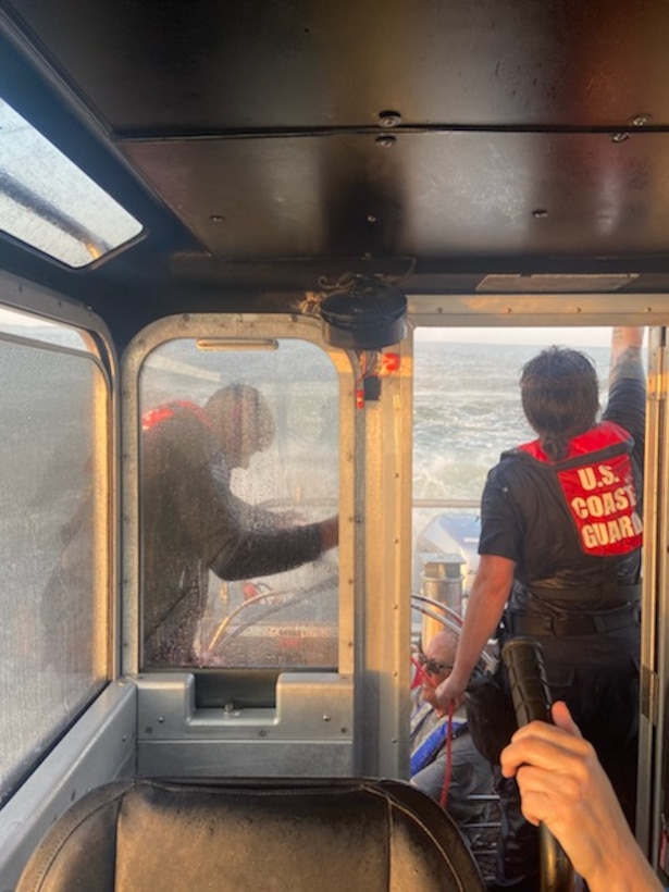 Coast Guard rescues injured man from aground sailboat near Sapelo Sound, Georgia