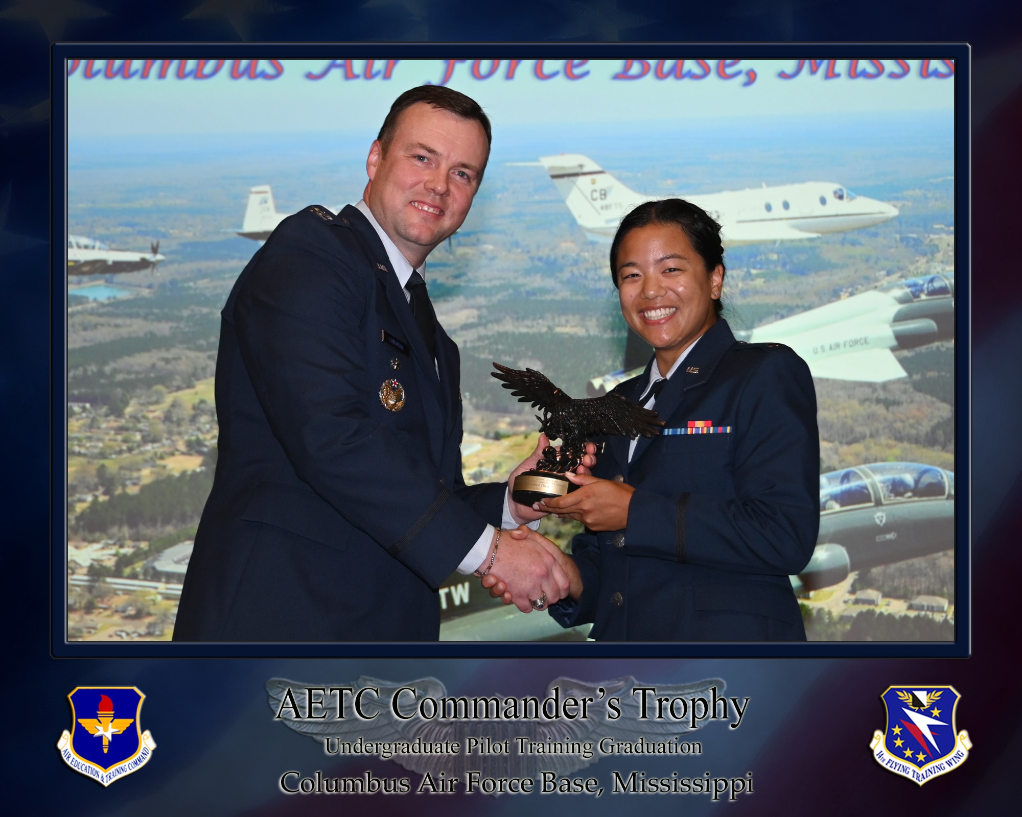UPT student pilots graduate.