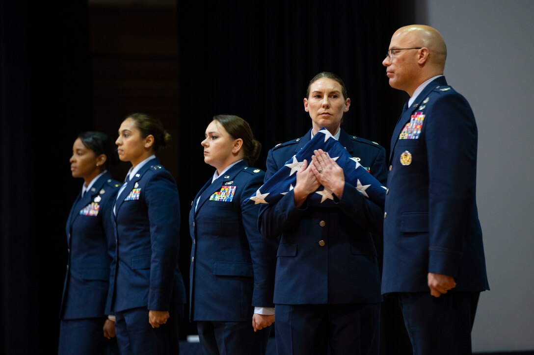 Col. Tara Lunardi was honored during a ‘Celebration of Life’ event May 1, attended in person and livestreamed globally, to honor her nearly three decades of service with the Office of Special Investigations. Lunardi died Feb. 7 after a valiant battle with cancer.