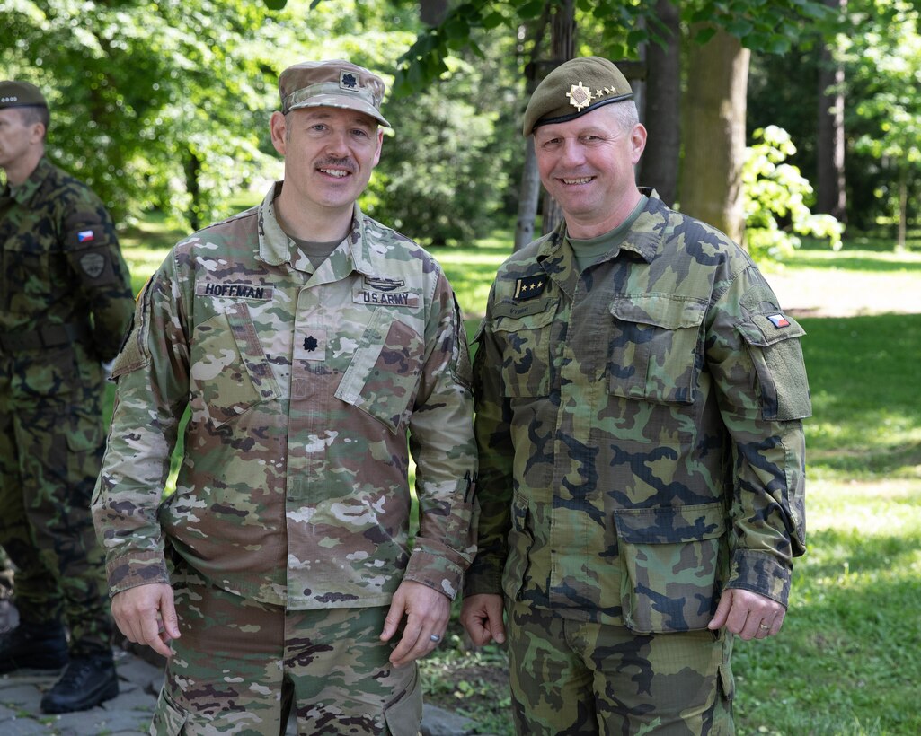 Guardsmen celebrate Victory in Europe Day alongside Czech partners