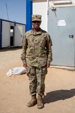 Unit's first female African-American commander overseas joins African Lion 2024