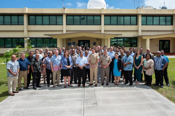 Joint Region Marianas Hosts Delegates from the Federated States of Micronesia for the 2024 FSM-JCM



ASAN, Guam (May 3, 2024) – Joint Region Marianas hosted delegates from the Federated States of Micronesia during the FSM Joint Committee Meeting held May 1-2 in the JRM headquarters building on Nimitz Hill. Commander Joint Region Marianas Rear Adm. Greg Huffman led the discussion alongside the FSM Vice President Aren B. Palik and the U.S. Ambassador to the FSM Jennifer Johnson. In attendance were representatives from U.S. Indo-Pacific Command, U.S. Pacific Fleet, FSM national delegates, members of the FSM Congress, as well as state leaders and representatives from Chuuk, Pohnpei, Yap and Kosrae. 

The JCM is in accordance with the Compact of Free Association (COFA) Title III: Security and Defense Relations and promotes ongoing dialogue between nations with the objective to enhance security and defense responsibilities in the region. (U.S. Navy photos by Rey Rabara)