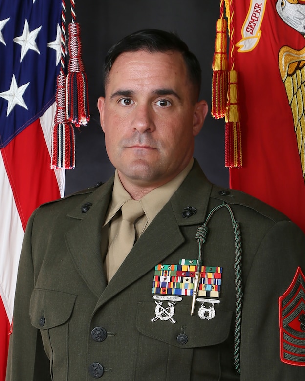 Master Gunnery Sergeant Todd S. Rapoza, 1st Battalion, 6th Marines battalion operations chief