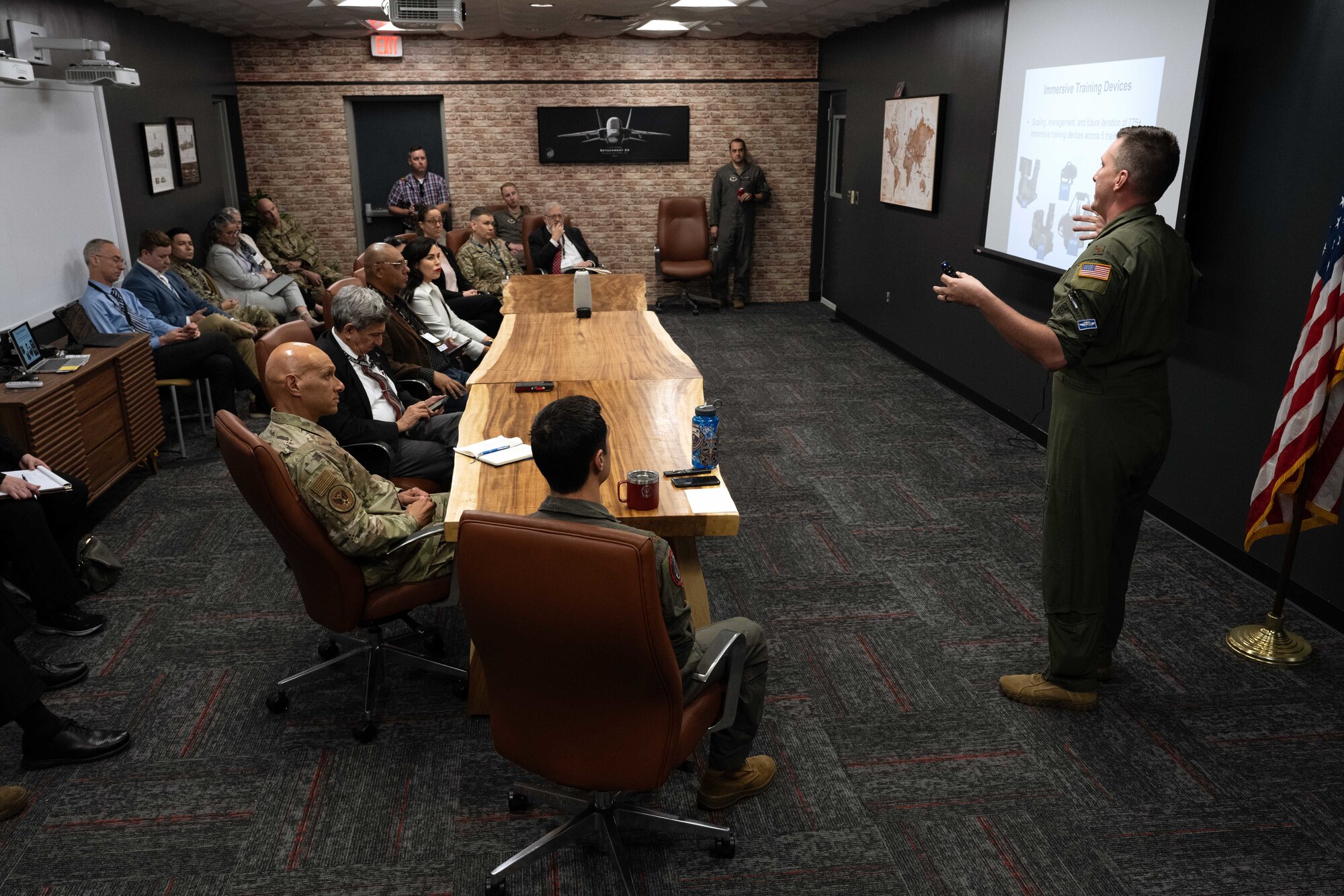 group sitting at a conference table