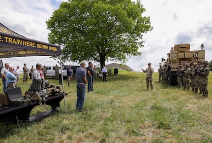 Pennsylvania’s chapter of the Employer Support of the Guard and Reserve (ESGR) held a Bosslift event for approximately 20 civilian employers of Pennsylvania National Guard members May 8-9 at Fort Indiantown Gap.