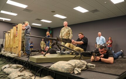 Pennsylvania’s chapter of the Employer Support of the Guard and Reserve (ESGR) held a Bosslift event for approximately 20 civilian employers of Pennsylvania National Guard members May 8-9 at Fort Indiantown Gap.