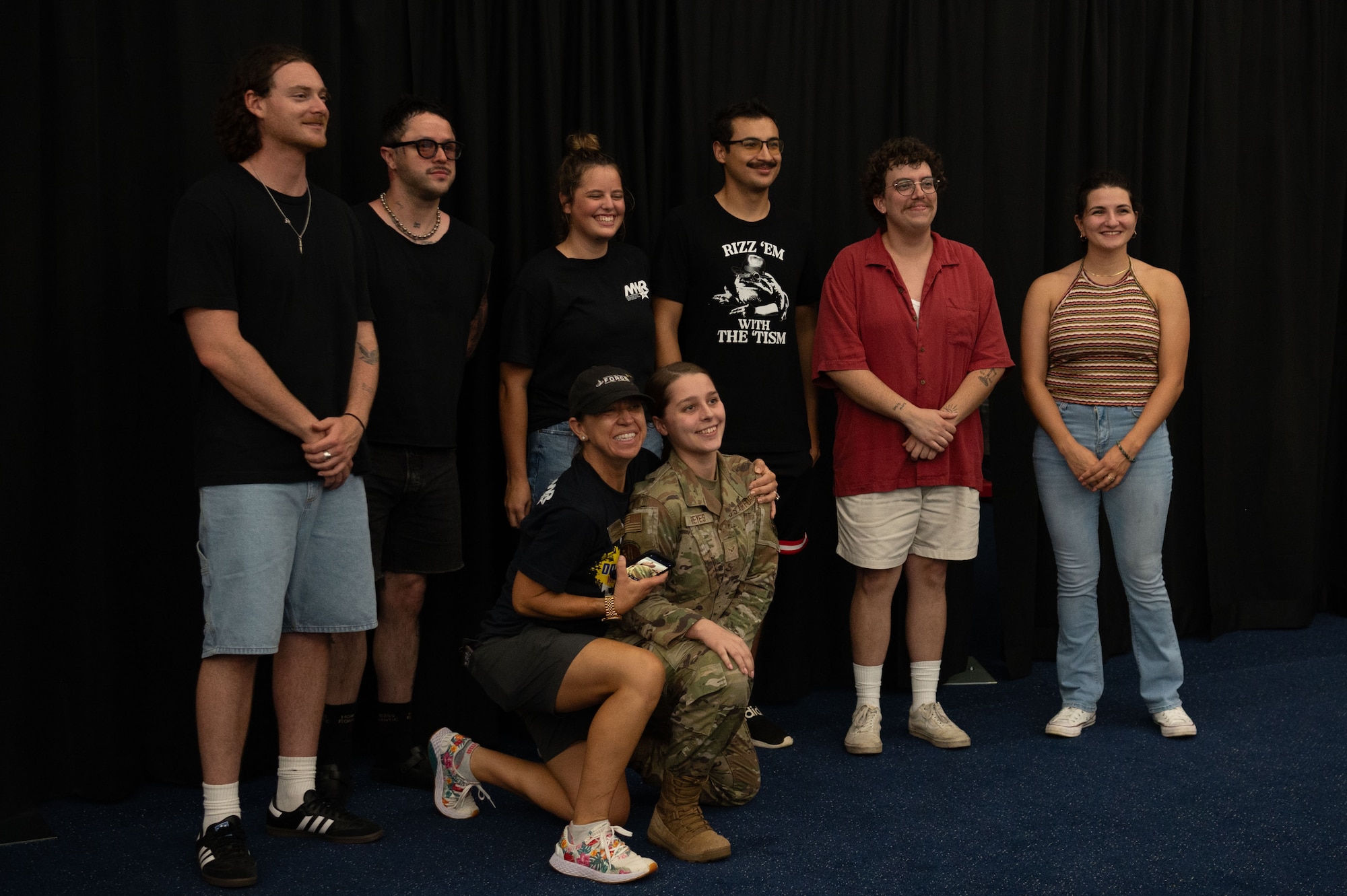 Operation MWR is a series of 65 free events across the world that will include concerts, comedic performances, interactive murder mystery dinners and more. (U.S. Air Force photo by Airman 1st Class Audree Campbell)