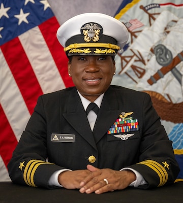 NAVAL AIR STATION JACKSONVILLE, Fla. -- Official portrait of Cmdr. Shariva Robinson. (U.S. Navy photo)