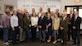 Col. Abby Ruscetta, 72nd Air Base Wing and installation commander, second from left, and Oklahoma mayors pose for a group photo during the inaugural meeting of the Tinker Mayors Group at Tinker Air Force Base, Oklahoma, April 30, 2024. This program is designed to foster mutual understanding and support, enhancing the effectiveness of the base's mission while integrating community insights.