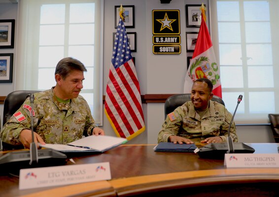 10th annual U.S.-Peru Army Staff Talks synchronize future engagements, promote continuous transformation