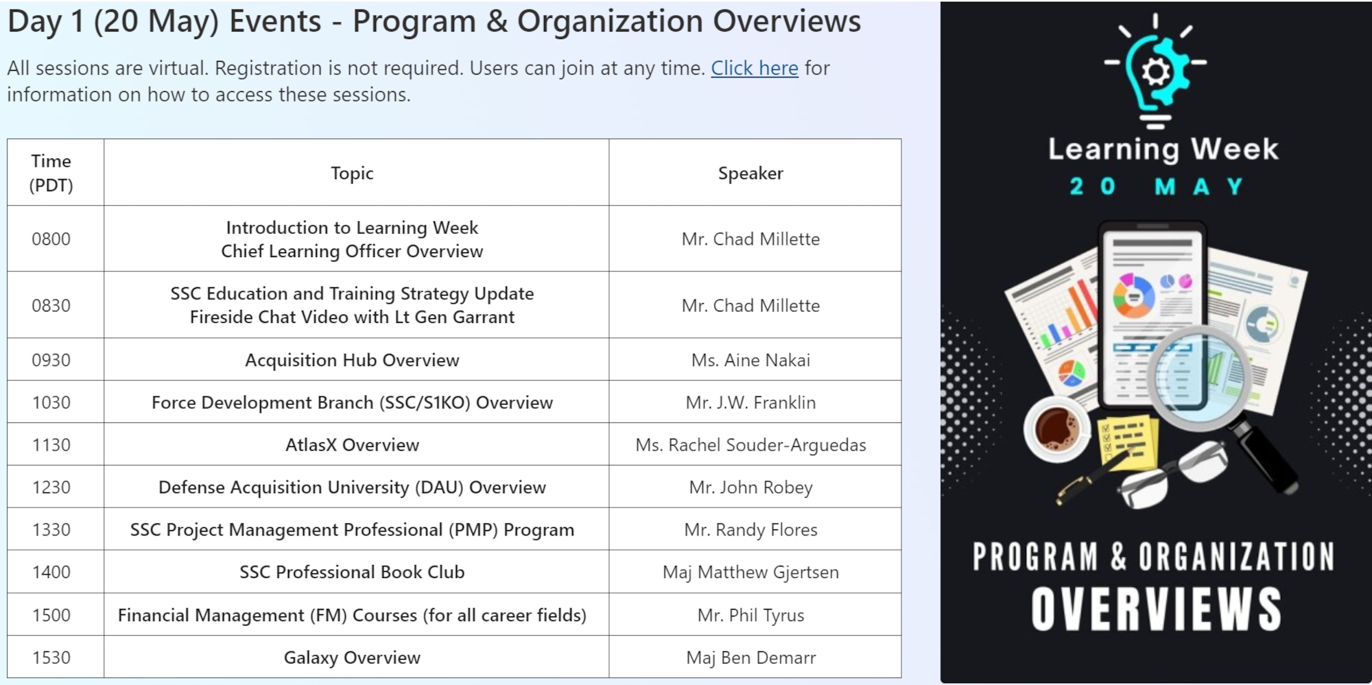 Career Development at Space Systems Command to be Focus During ‘Learning Week’
