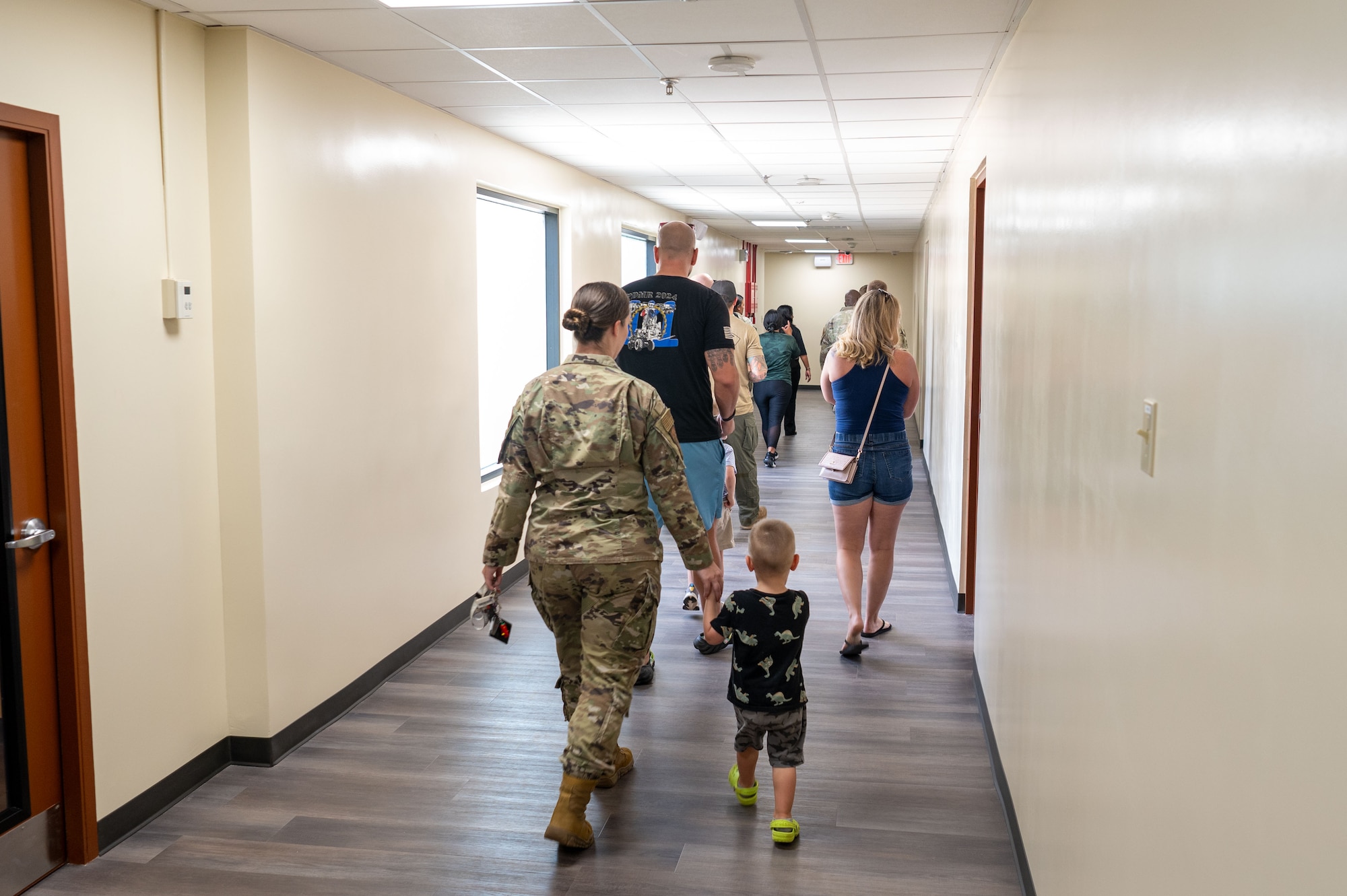 The CDC is the first building to be fully repaired after damages from Typhoon Mawar in May 2023. (U.S. Air Force photo by Airman 1st Class Audree Campbell)