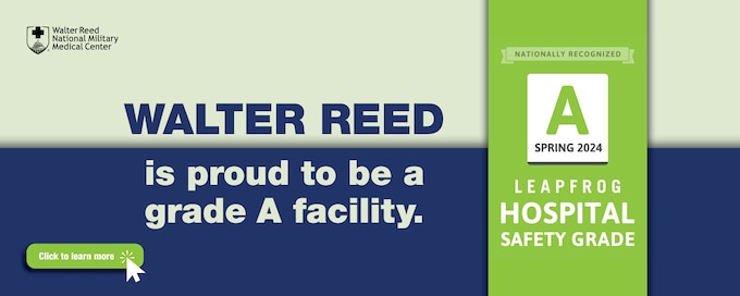 Walter Reed is proud to be a grade A facility.