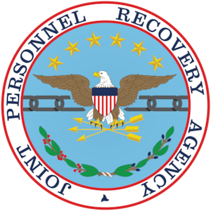 A graphic that represents the Joint Personnel Recovery Agency.