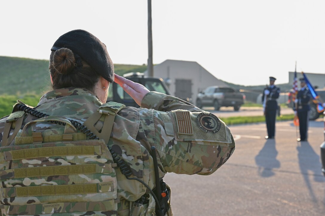 28th Security Forces Squadron hosts Police Week ruck march