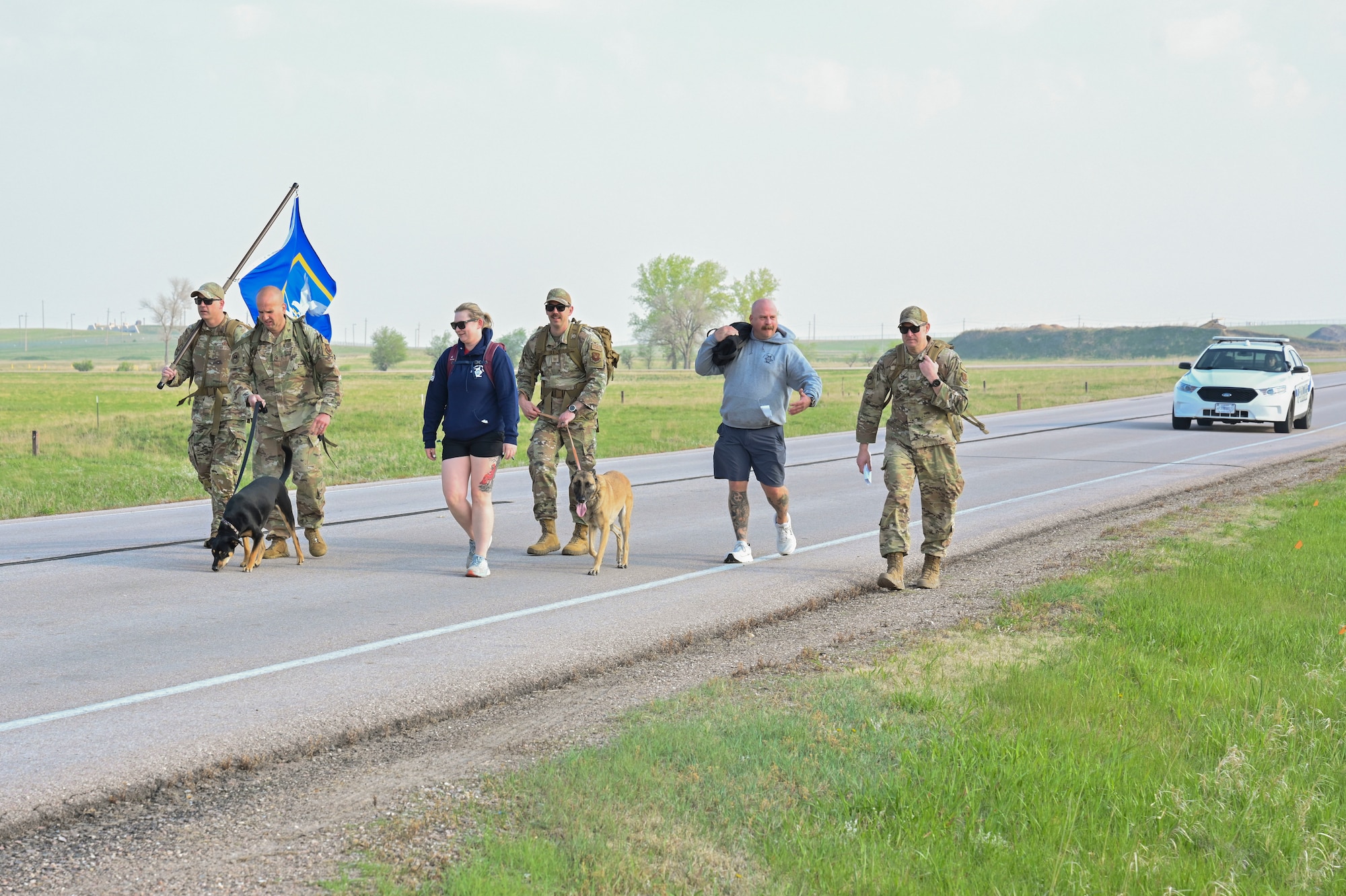 28th Security Forces Squadron hosts Police Week ruck march