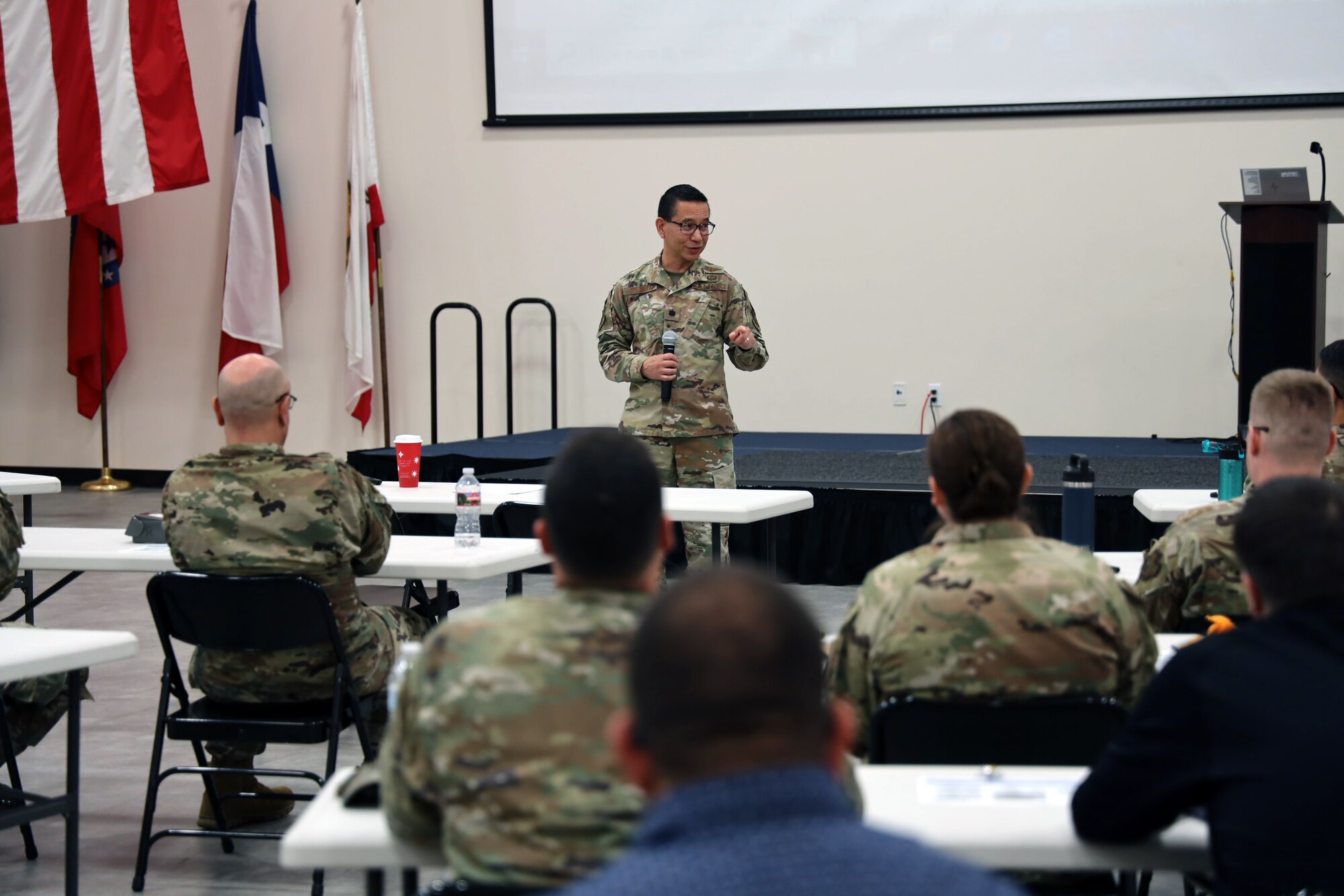 The second Fourth Air Force Inspector General’s Inspection (IGI) conference occurred on 7-9 May 2024 at March Air Reserve Base, California. Nearly 5o members from Headquarters Air Force Reserve Command (AFRC), Air Force Inspection Agency (AFIA), 4th Air Force and their units, as well as representatives from the 10th Air Force and 22nd Air Force, came together in collaboration as a total force, an initiative to share evolving policies and best practices.