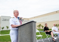 240514-N-MJ491-1048 VIRGINIA BEACH, Va. (May 14, 2024) Adm. Daryl Caudle, commander, U.S. Fleet Forces Command passes the side boys during a ribbon cutting ceremony for the Hefti Global Live, Virtual and Constructive (LVC) Operations Center at the Dam Neck Annex.  Hefti Global LVC Operations Center is named after Capt. John “Bag” Hefti, who was tragically killed in an auto accident in 2021.  Capt. Hefti led Sailors and operations in the Joint & Fleet Training Department for U.S. Fleet Forces.  Caudle officially named the Global LVC Operations Center after Capt. Hefti to honor his life and service. (U.S. Navy photo by Chief Mass Communication Specialist Matthew N. Jackson/Released)