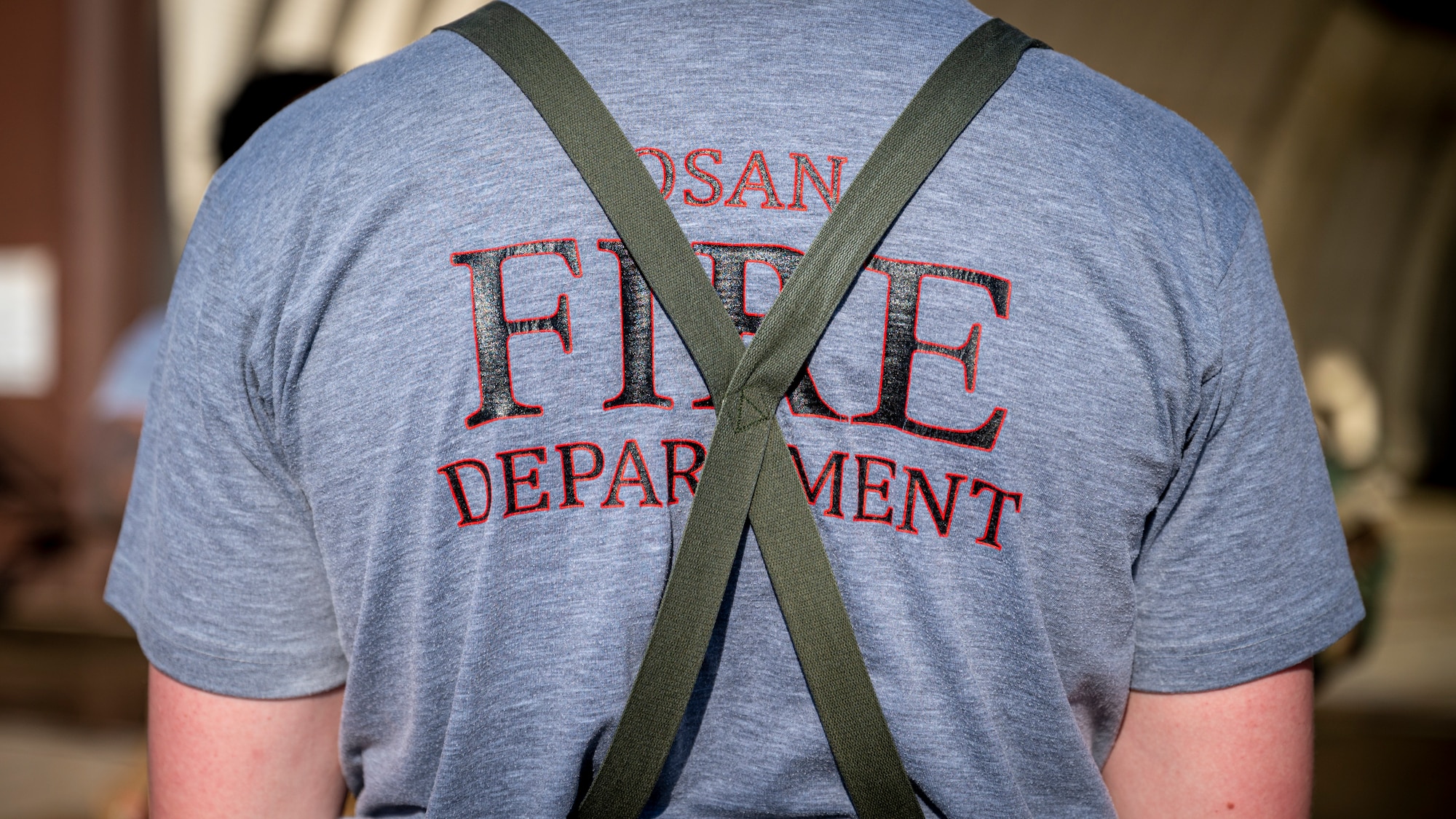 U.S. Air Force Senior Airman Luc Stackpoole, 51st Civil Engineer Squadron firefighter, receives an after-action brief following a simulated fire training during Beverly Herd 24-1 at Osan Air Base, Republic of Korea, May 13, 2024. The training during BH 24-1, provided 51st CES crew members with experience and feedback on contingency operations, enabling them to improve their combat readiness. Routine training events like BH 24-1 are pivotal platforms for 51st Fighter Wing Airmen to refine their warfighting proficiencies through practical application, concurrently enhancing their ability to respond skillfully to contingencies. (U.S. Air Force photo by Senior Airman Sabrina Fuller-Judd)