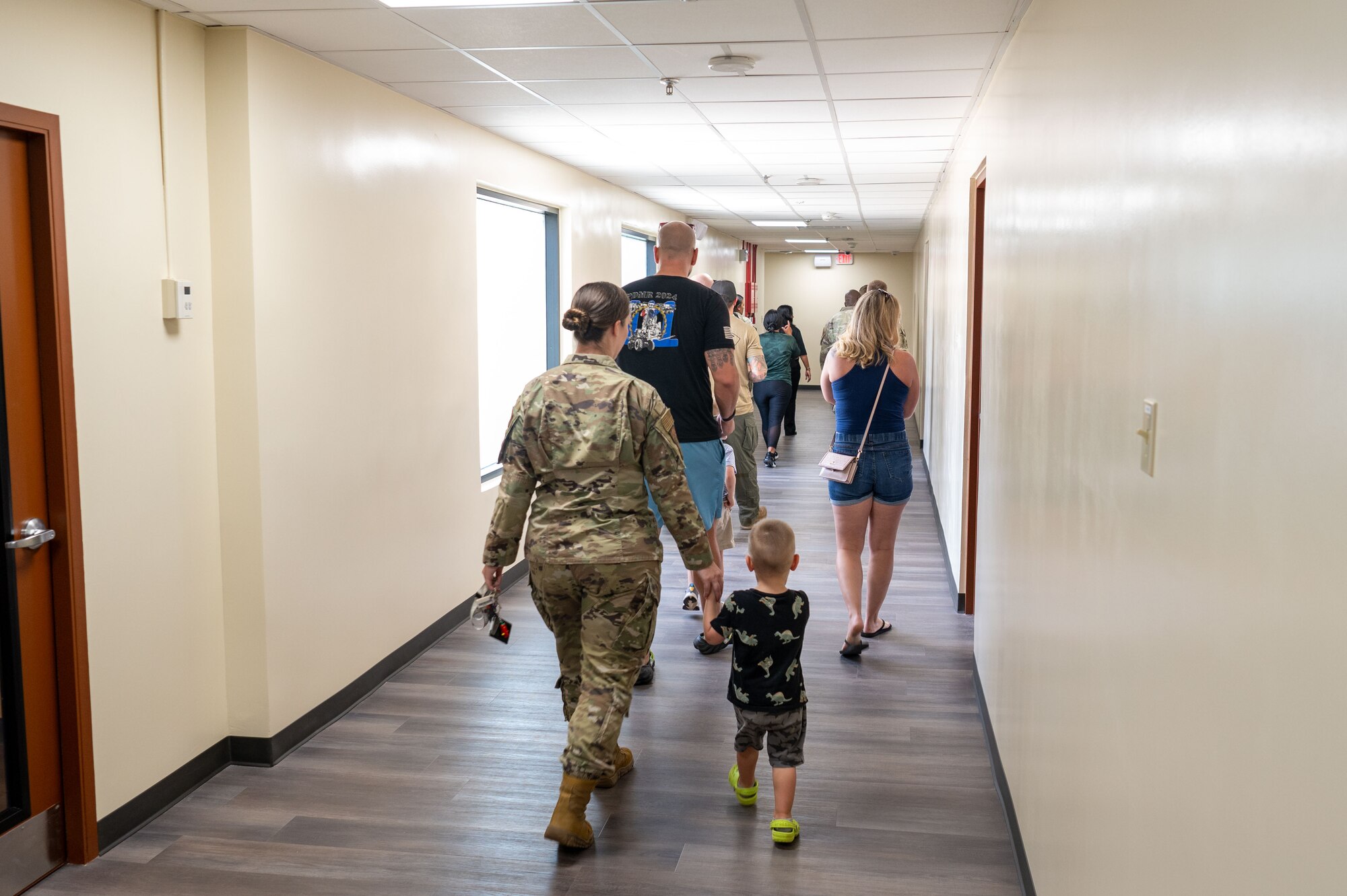 The CDC is the first building to be fully repaired after damages from Typhoon Mawar in May 2023. (U.S. Air Force photo by Airman 1st Class Audree Campbell)