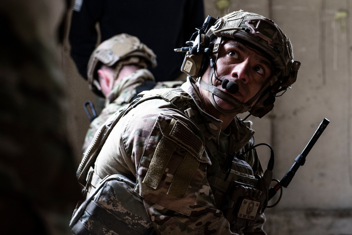 Photo of an Airman conducting TCCC - Tier 2 training