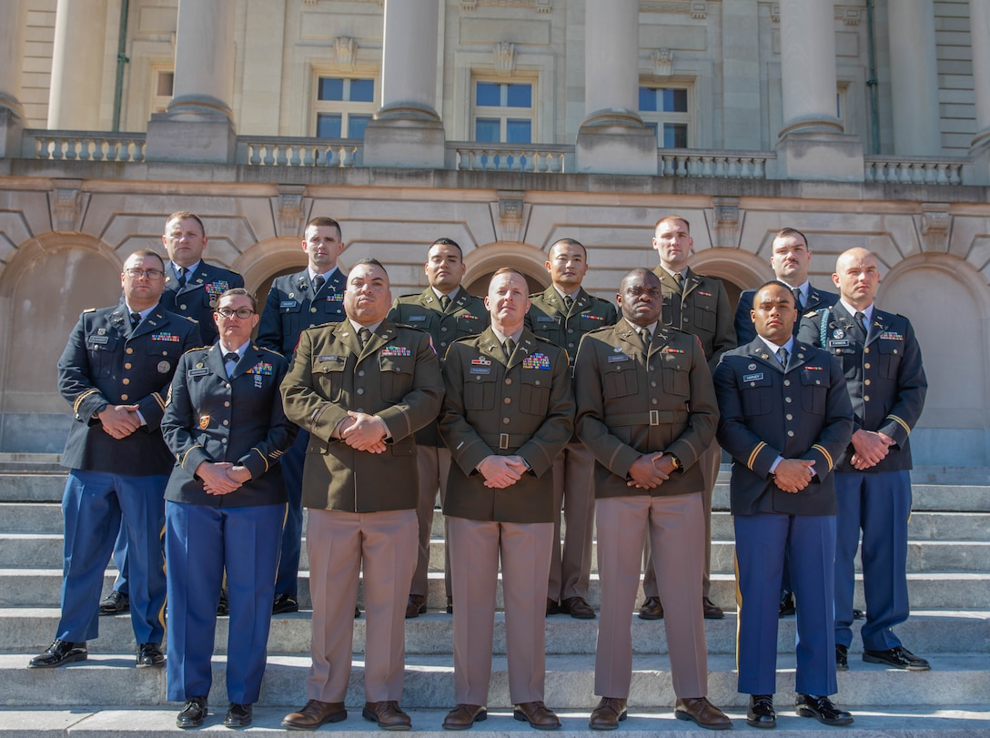 Family members, friends and fellow Guardsmen were in attendance for the officer commissioning ceremony inside the rotunda of the State Capitol building in Frankfort, Ky., April 20, 202. Nine officer candidates from Officer Candidate School Class 66-24 became the Kentucky National Guard’s newest second lieutenants. (U.S. Army National Guard photo by Sgt. Destini Keene)