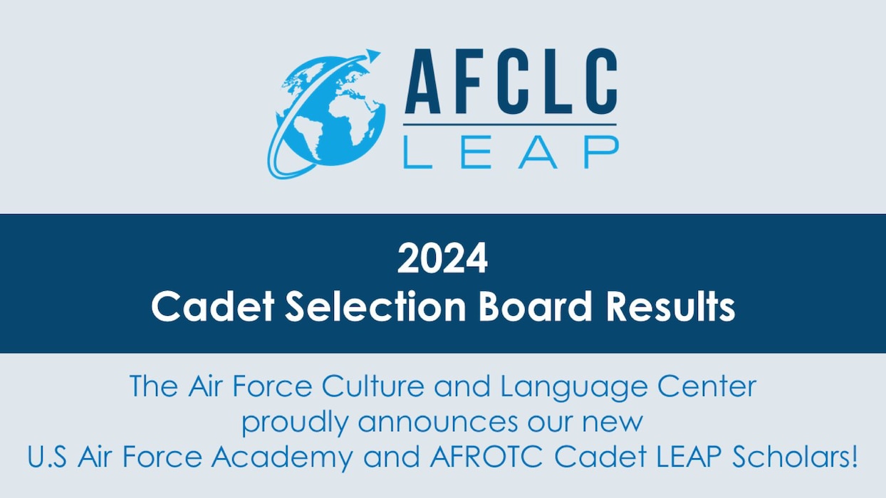 2024 Cadet Selection Board Results