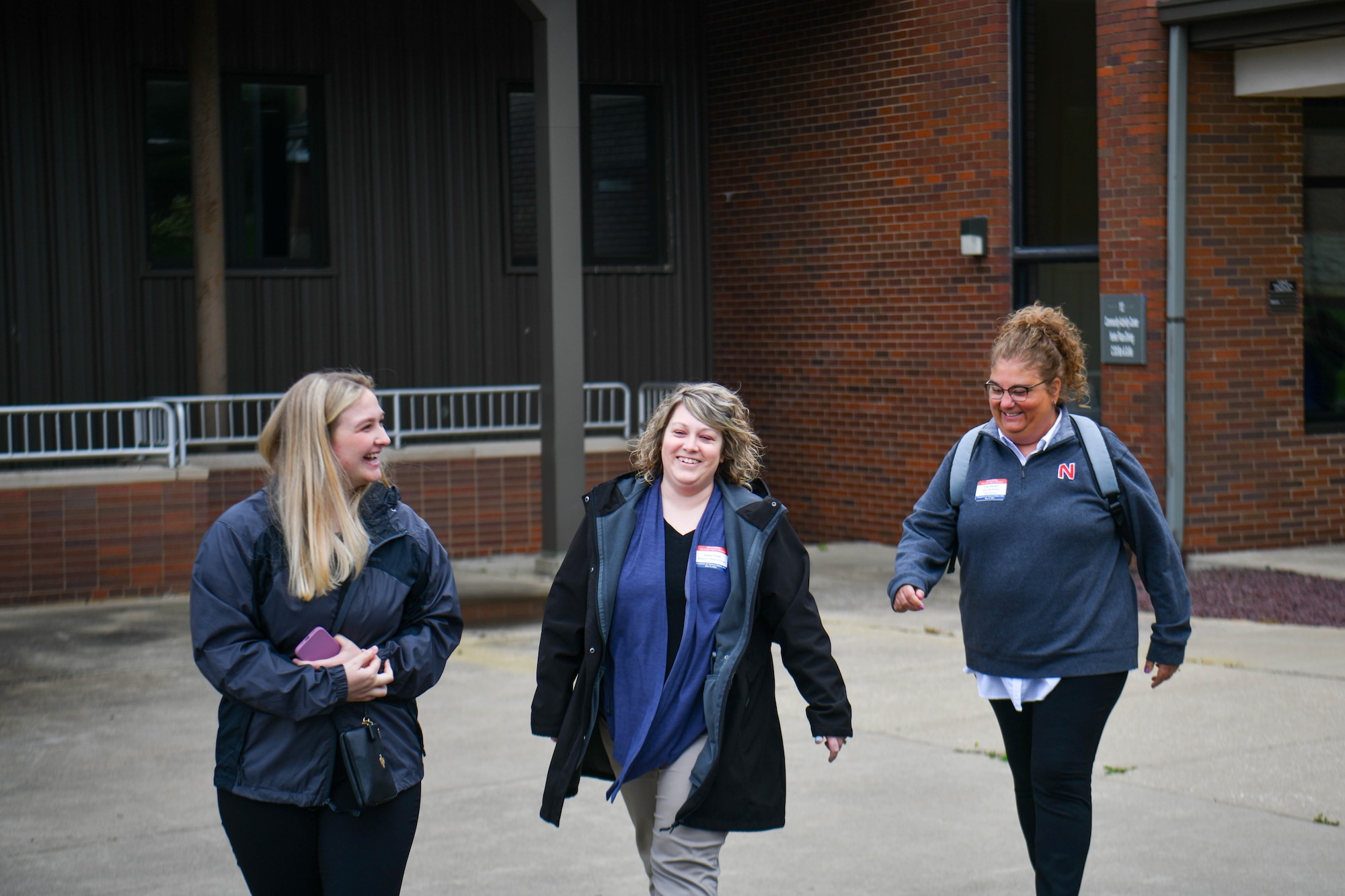 Local educators depart Youngstown Air Reserve Station’s community activity center for their flight aboard a C-130H Hercules aircraft at Youngstown Air Reserve Station, Ohio, May 10, 2024.