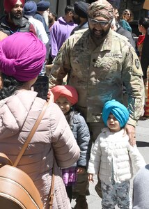 MRTC officer celebrates Army's support for Sikh Soldiers at Times Square 'Turban Day'