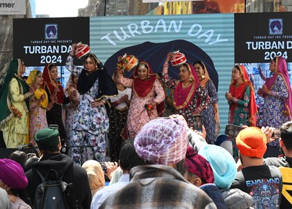 MRTC officer celebrates Army's support for Sikh Soldiers at Times Square 'Turban Day'