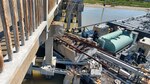 A photo of the area where the barge Lance Corporal allided with the Sea Wolf Parkway Bridge in Galveston, Texas, May 15, 2024. The U.S. Coast Guard is coordinating with local, state, and federal agencies in response to the Sea Wolf Parkway Bridge allision.