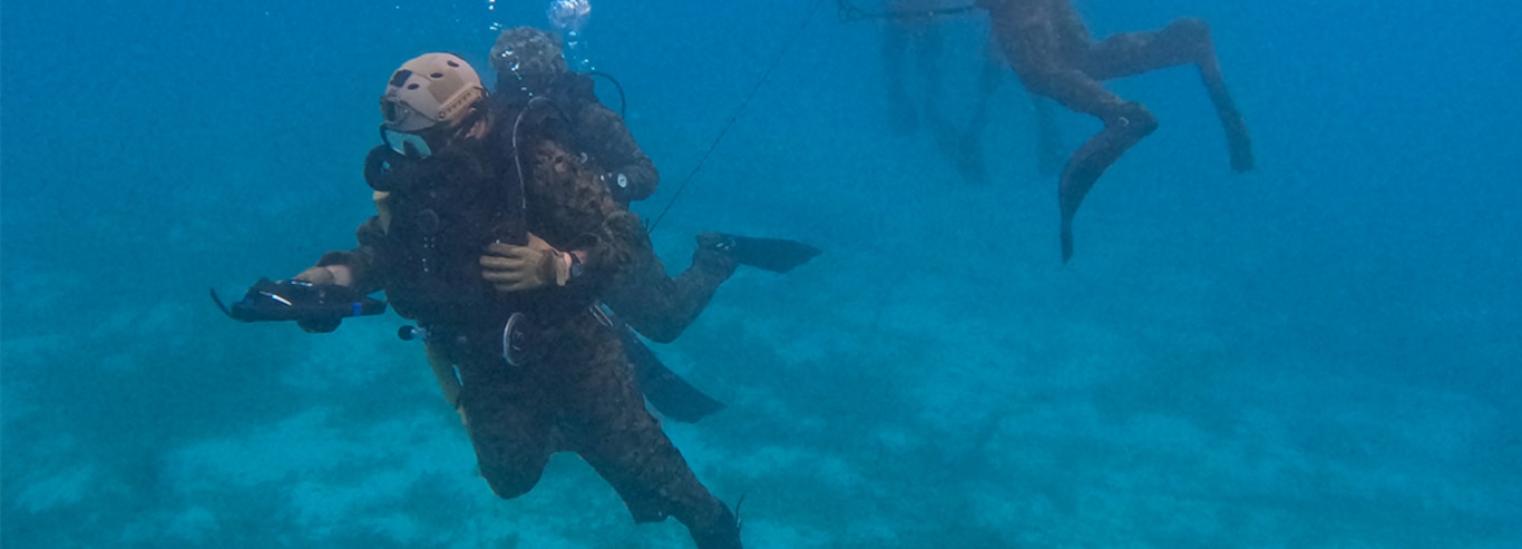 240508-M-YY897-1121 UKIBARU, OKINAWA, Japan (May 8, 2024) U.S. Marines with the maritime raid force, 31st Marine Expeditionary Unit, conduct a dive operations exercise on Ukibaru, Okinawa, Japan, May 8, 2024. The purpose of the exercise was to maintain proficiency and practice standard operating procedures for dive operations. The 31st MEU, the Marine Corps’ only continuously forward-deployed MEU, provides a flexible and lethal force ready to perform a wide range of military operations as the premiere crisis response force in the Indo-Pacific region. (U.S. Marine Corps photo by 1st Lt. Isabel Izquierdo)