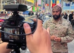 Sikh-American Army Reserve Lt. Col. Tejdeep Singh Rattan was interviewed by Army Reserve public affairs Soldiers during the May 11, 2024, 